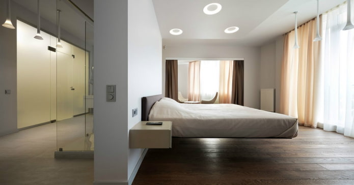 bed in a modern style