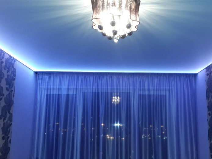single-level floating ceiling structure