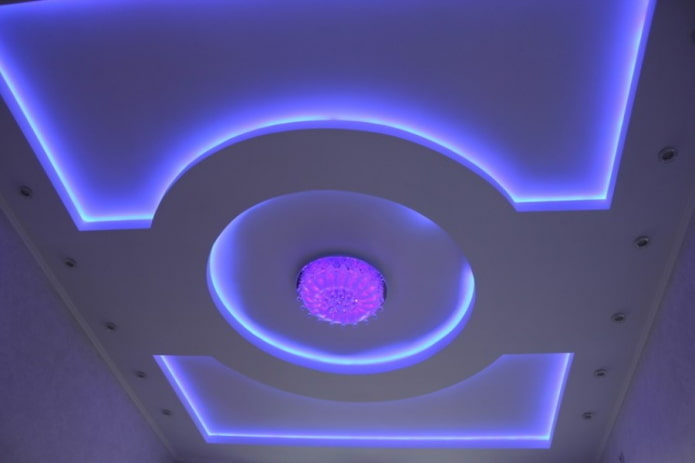 two-level floating ceiling structure