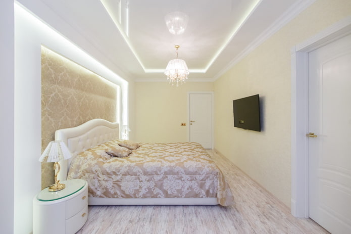 ceiling with backlighting