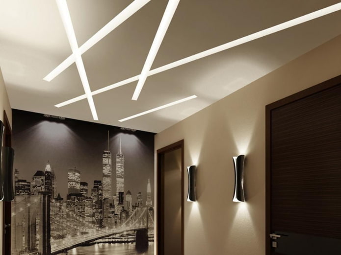 floating lines on the ceiling