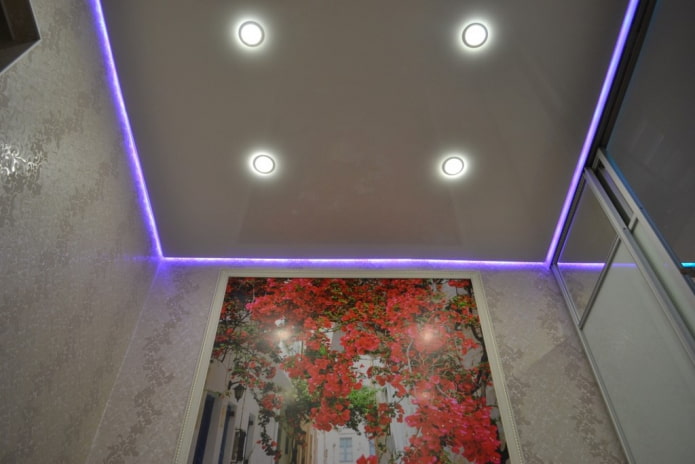 single-level floating ceiling structure
