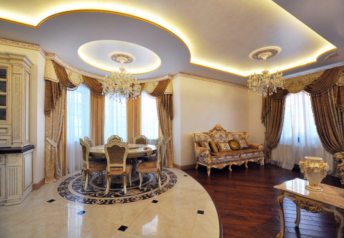 floating structure in a classic style
