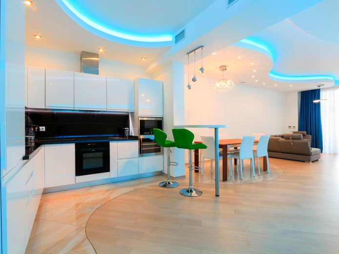 floating structure in a modern style