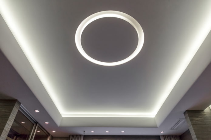 ceiling with illumination