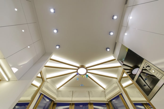 backlit ceiling