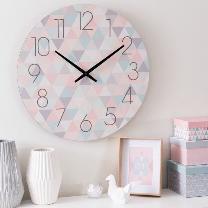 pastel clock