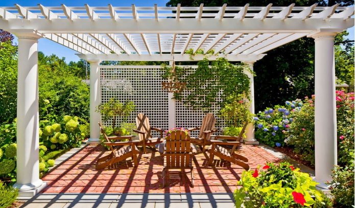 Mediterranean style patio