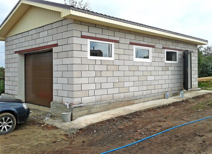 foam block garage