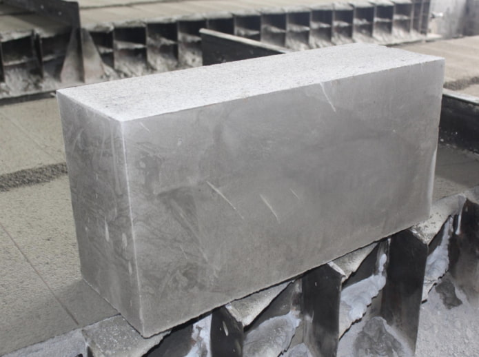 cut foam block with smooth edges
