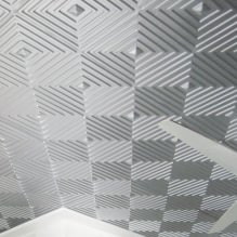 Foam plastic ceiling tiles: pros and cons, gluing stages-7