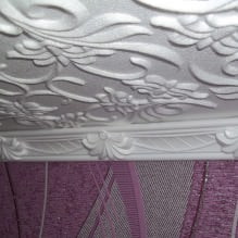 Foam plastic ceiling tiles: pros and cons, gluing stages-3