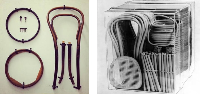 Viennese chair parts