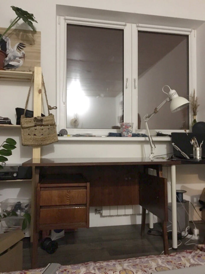 Table before remodeling