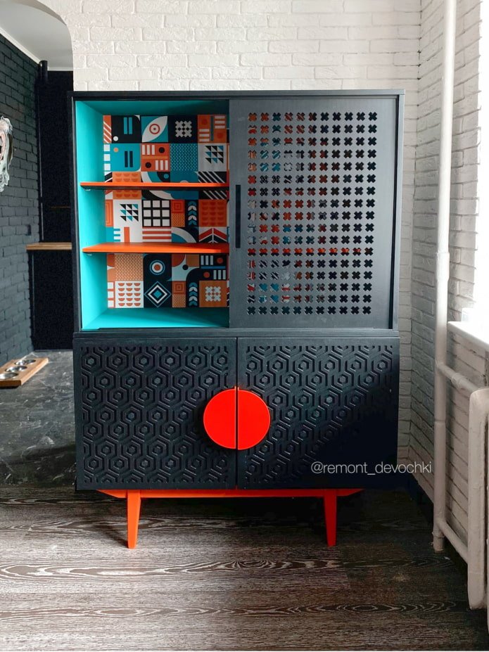 Repainted wardrobe