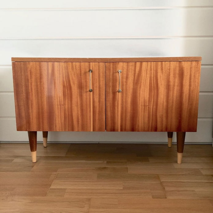 The cabinet before the makeover