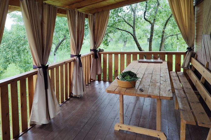 Terrace inside
