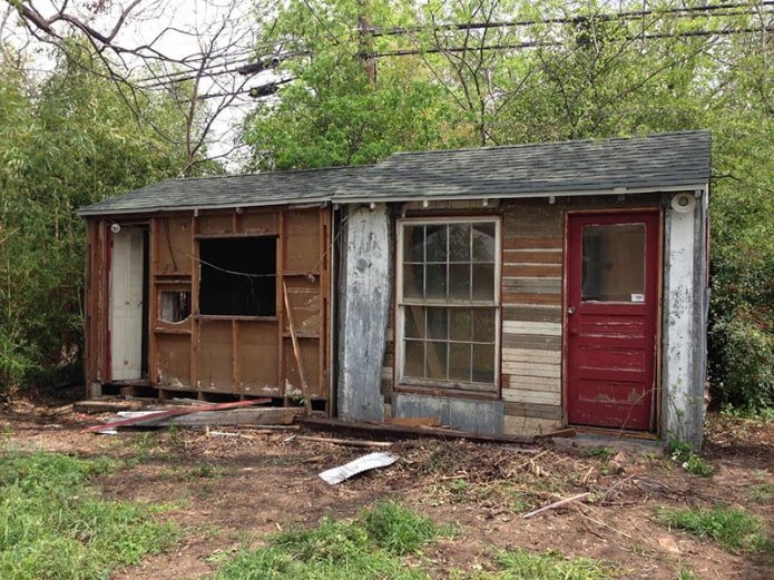 The house before the renovation