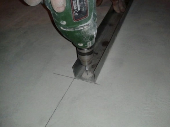 fastening the profile