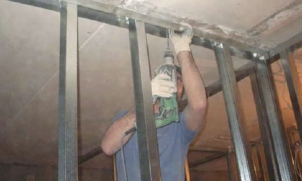 control fixing to the ceiling