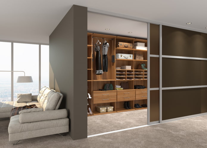 plasterboard partition in the interior of a children's room