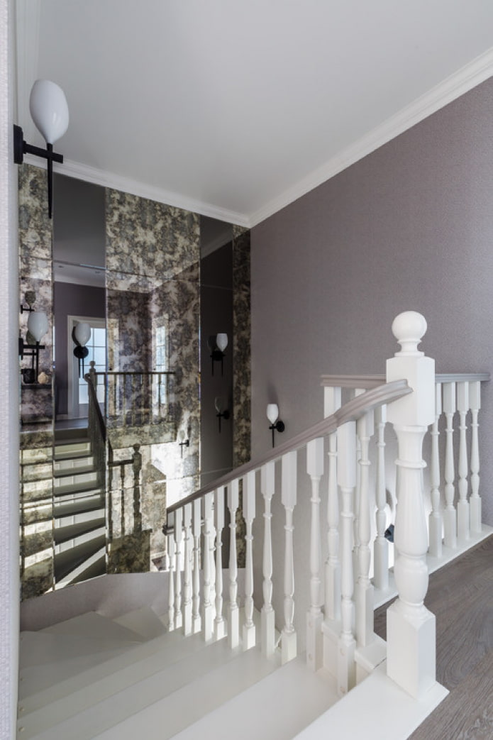 balusters in the interior