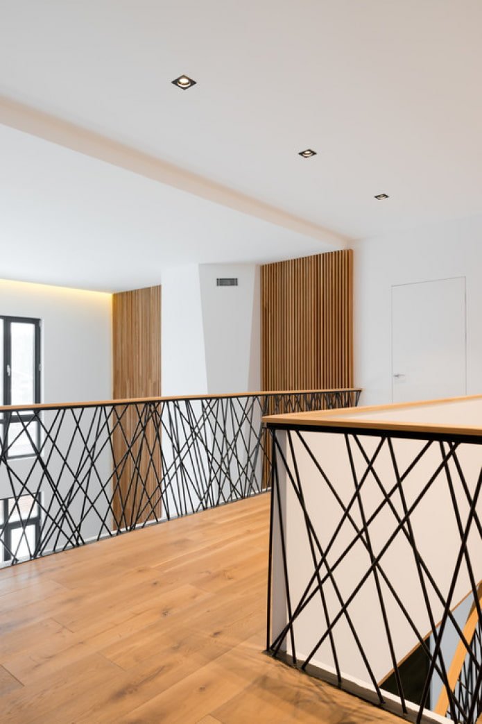 modern forged railings
