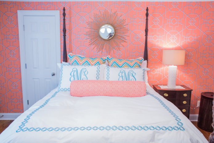 Geometric wallpaper pattern