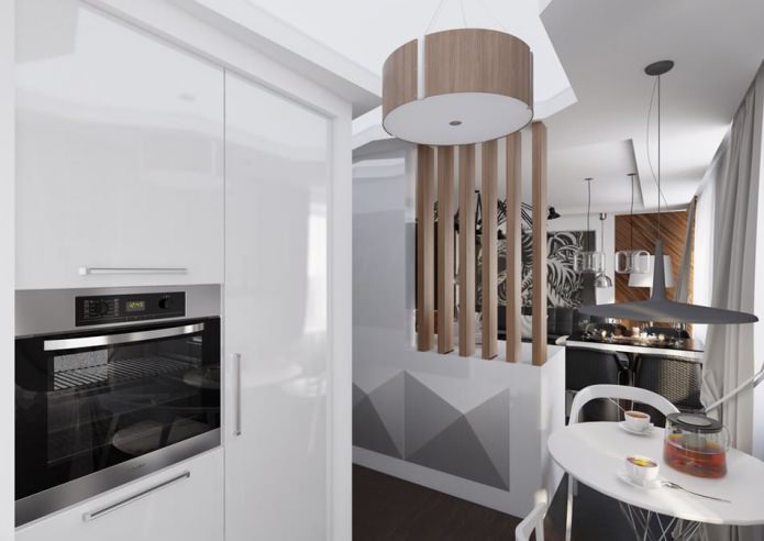 interior of an apartment of 54 sq. m.