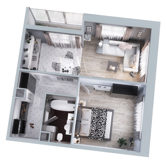 Euro-two-room apartment