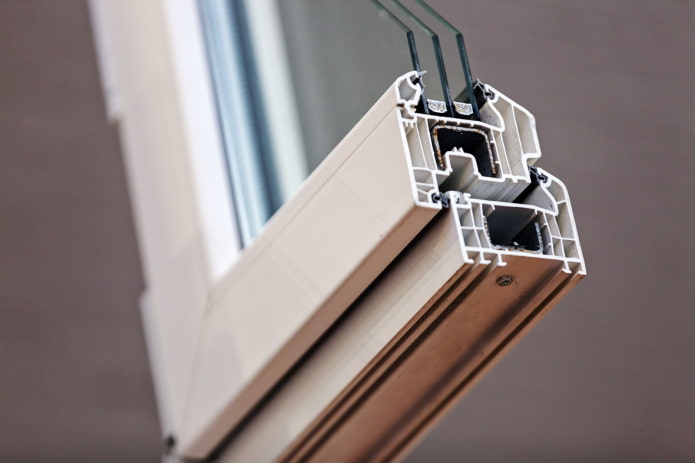 PVC profile for a window