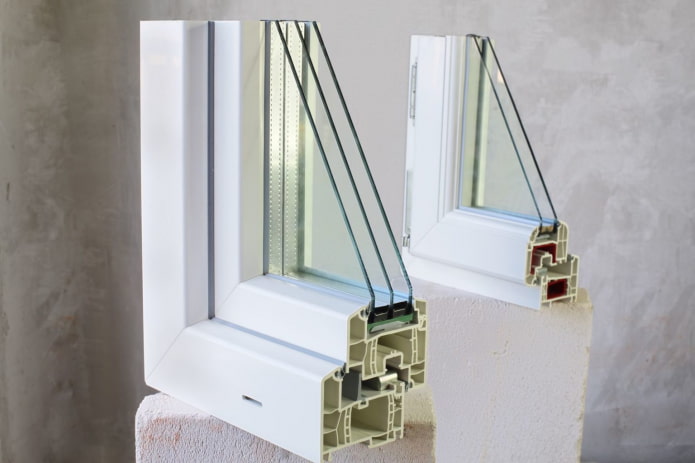 options for double-glazed windows for PVC windows