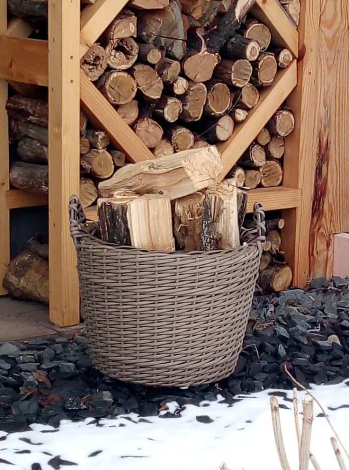 Basket with handles