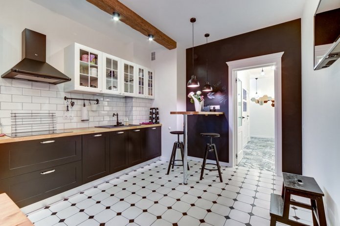 Kitchen floor tiles