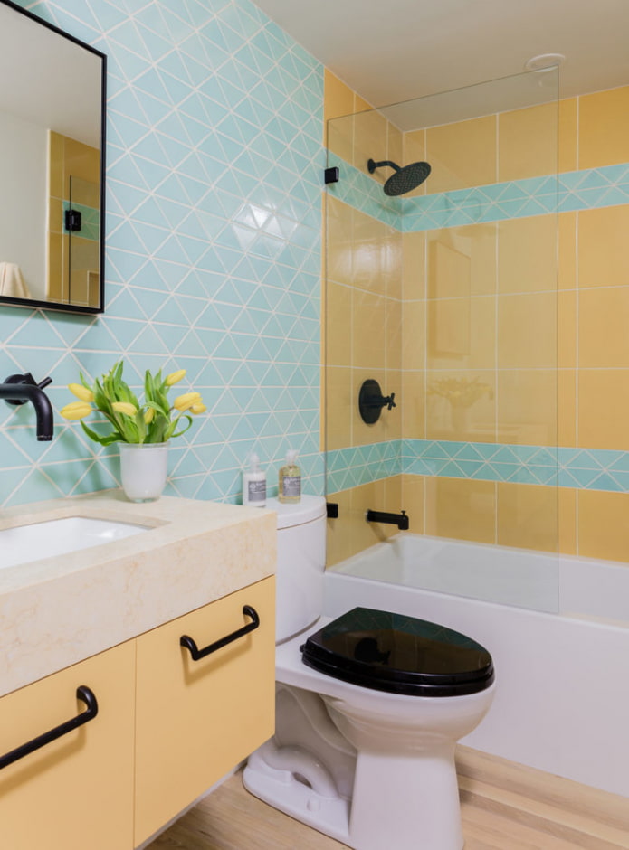 Triangular tiles