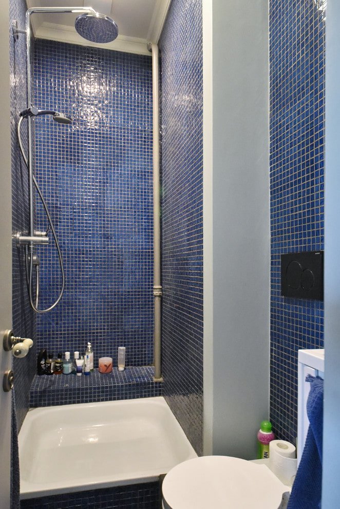 blue mosaic