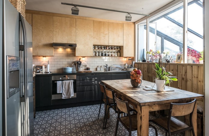 Beige matte tiles
