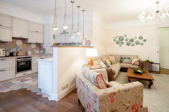 Kitchen-living room