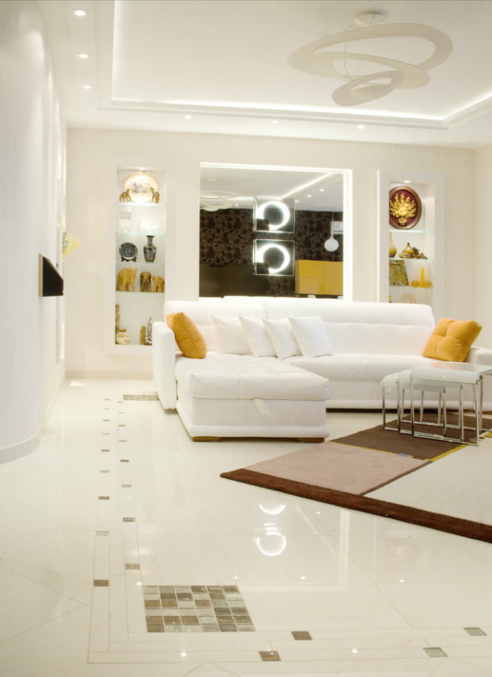 tiles on the floor