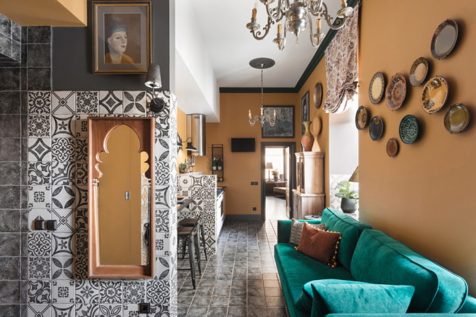 kitchen-living room interior