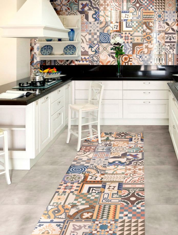 Patchwork tiles