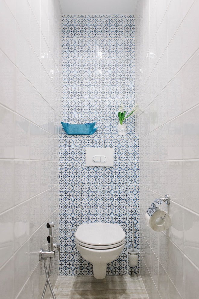 interior of a toilet in a Khrushchev apartment