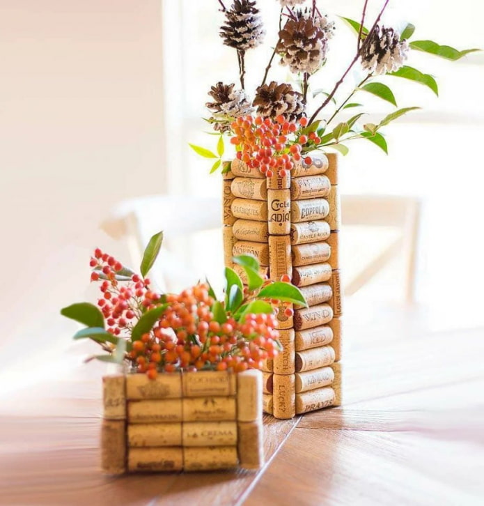 cork flowerpot