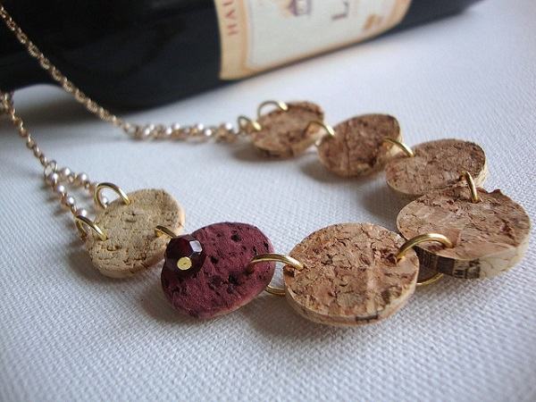 cork necklace