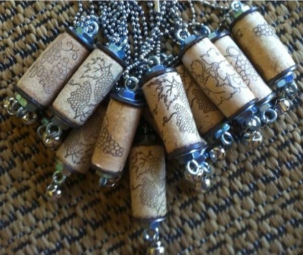 cork necklaces