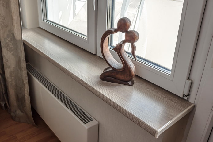 wood window sill