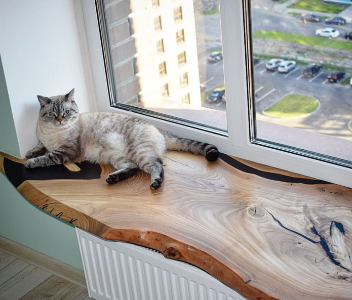 slab window sill