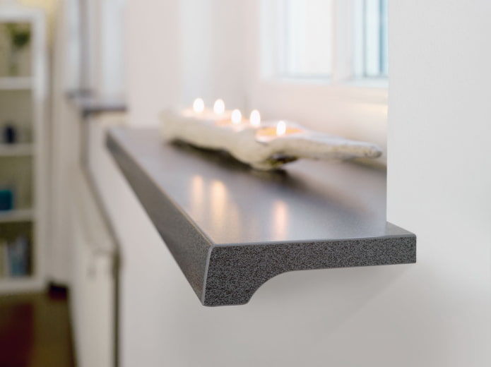 window sill made of artificial stone