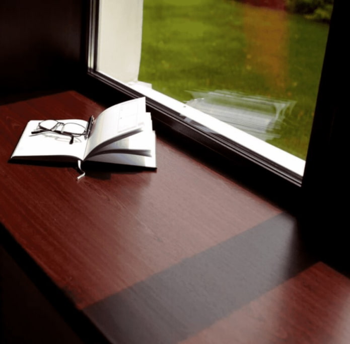 chipboard on a window