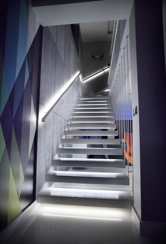 Features of stair lighting